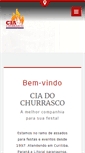 Mobile Screenshot of ciadochurrasco.com